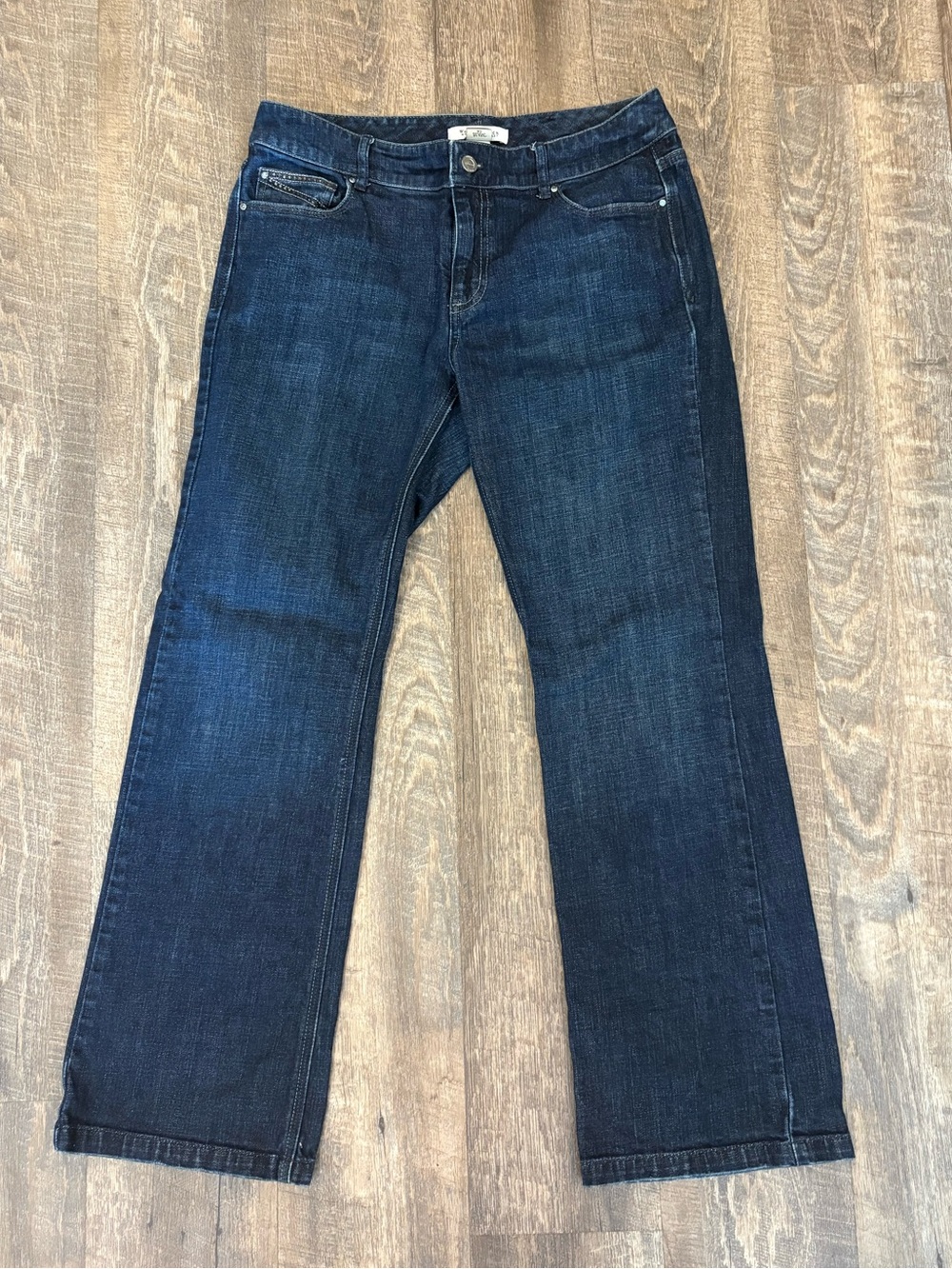 3/$15 White House Black Market Dark Denim Bootcut Jeans